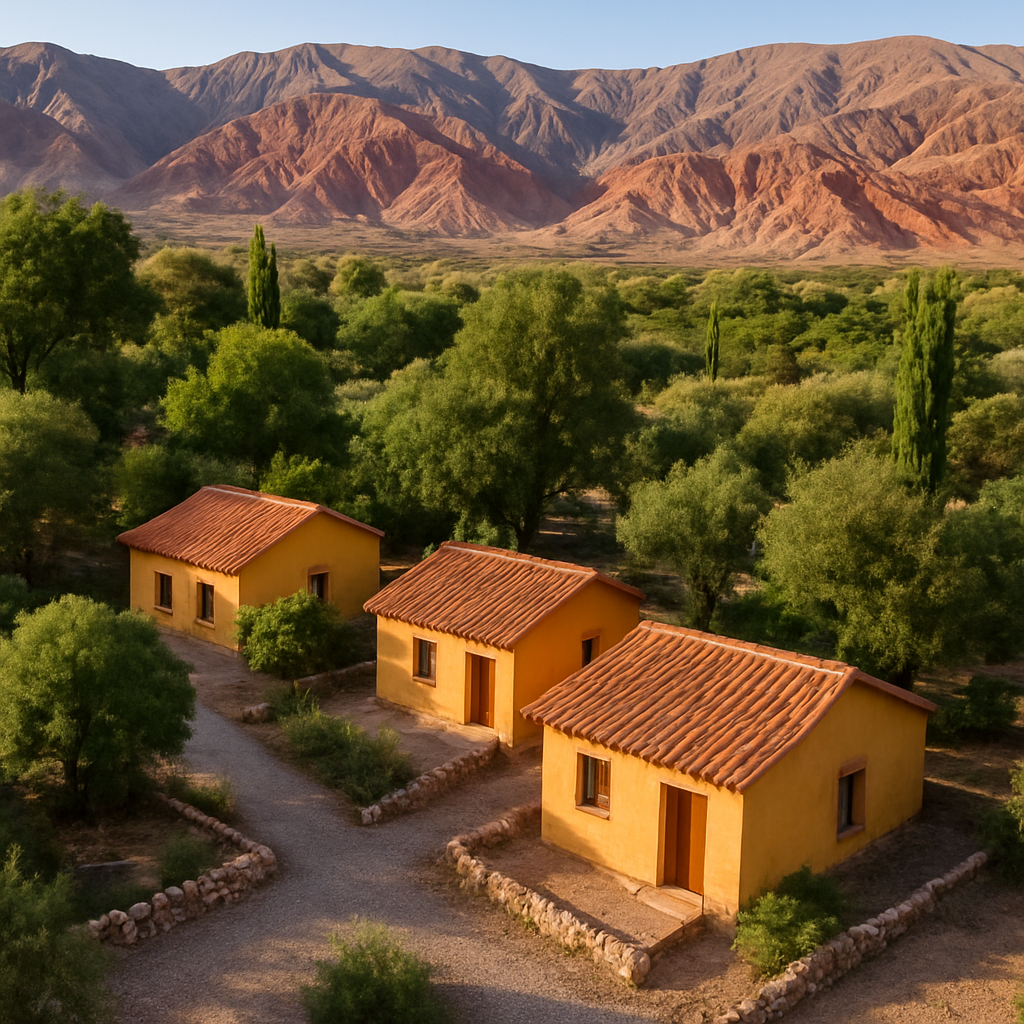 Conjunto de cabañas